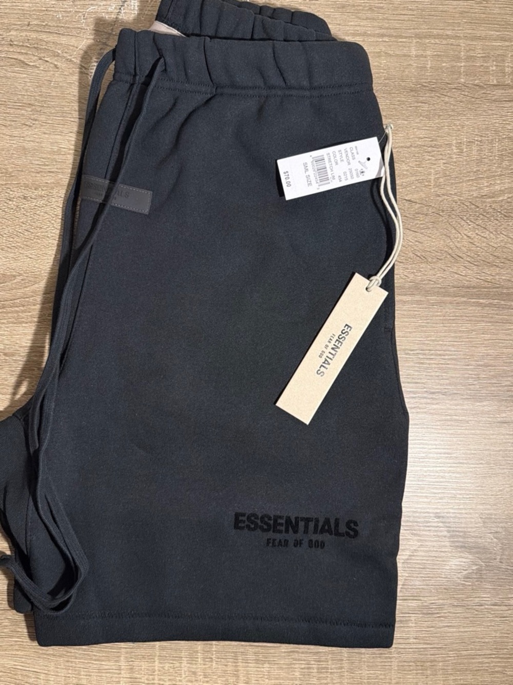 Fear of God ESSENTIALS Black Men’s Sweat Shorts